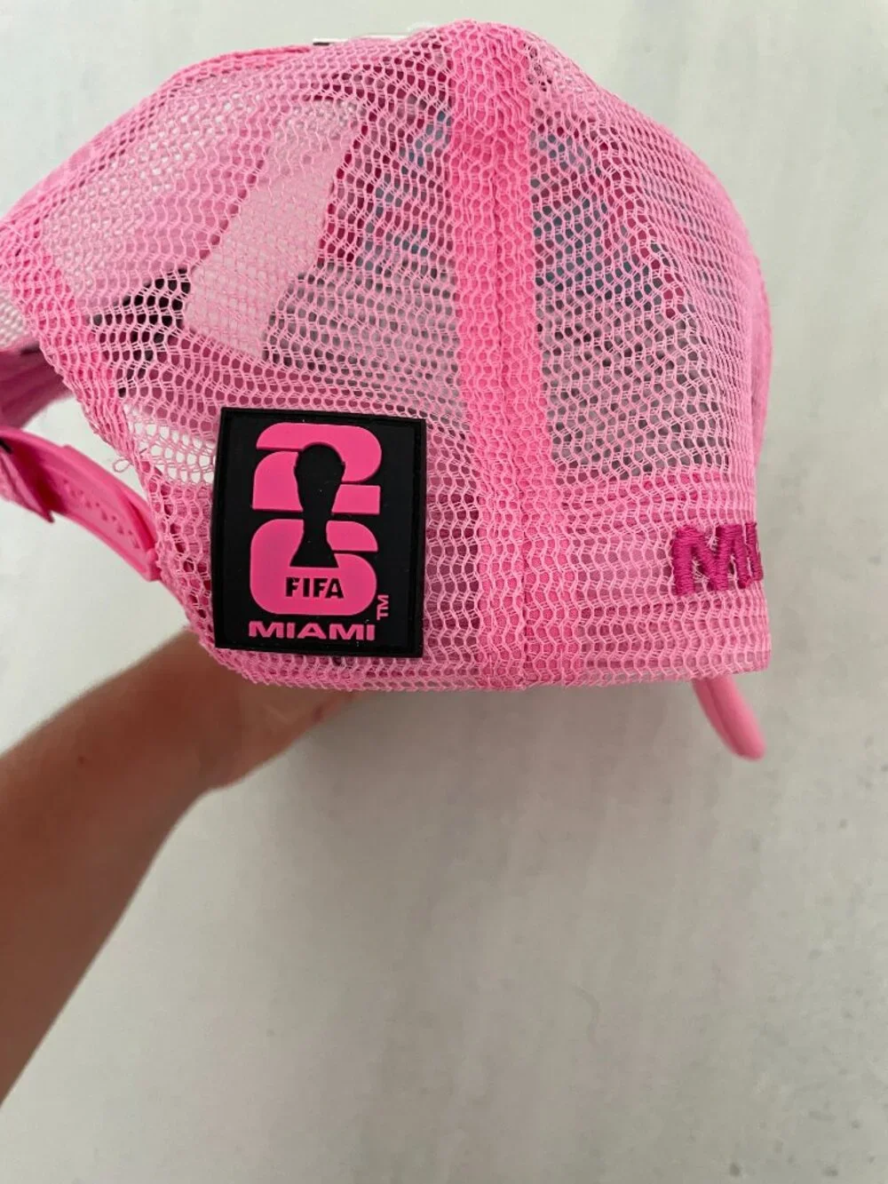 FIFA World Cup 26 Official Miami Flamingo Trucker Hat One Size Pink